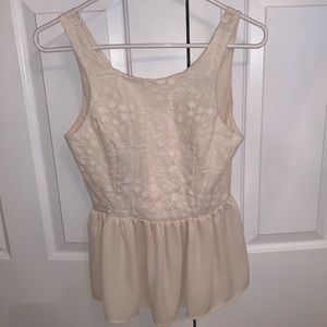 Peplum top